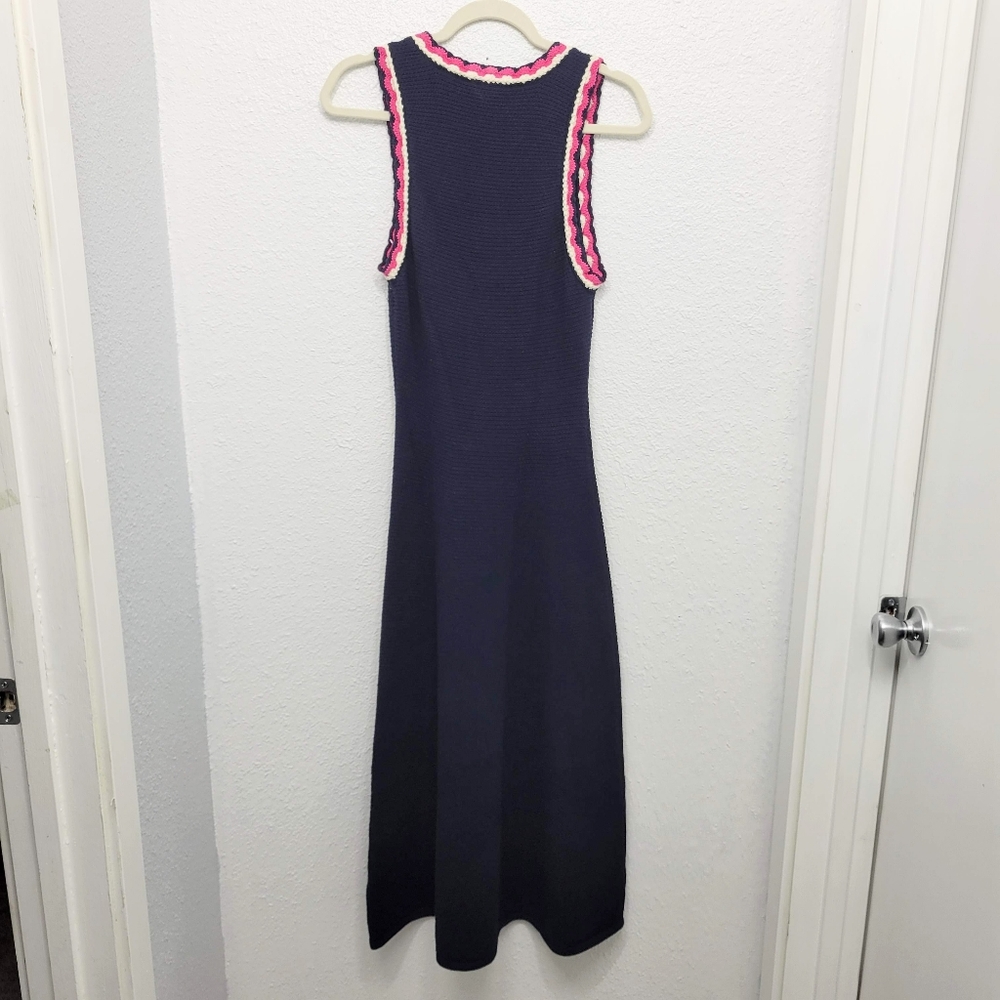 Veronica beard Ashlan Knit Scoop-Neck Midi Dress Sz M - Picture 6 of 10